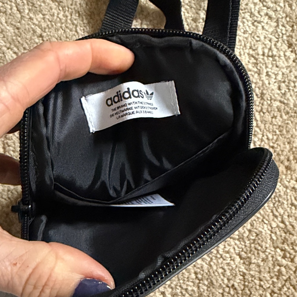 Adidas Black and White Belt Bag - Picture 5 of 5